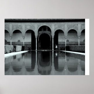 Alhambra reflection poster