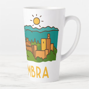 Alhambra Sunset 2 Latte Mug