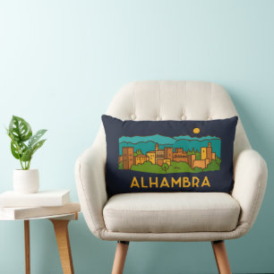 Alhambra Sunset 2 Lumbar Pillow
