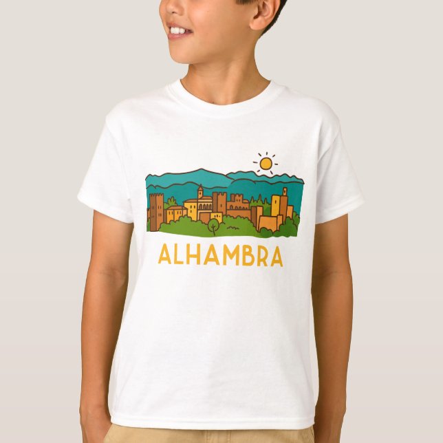 Alhambra Sunset 2 T-Shirt (Front)