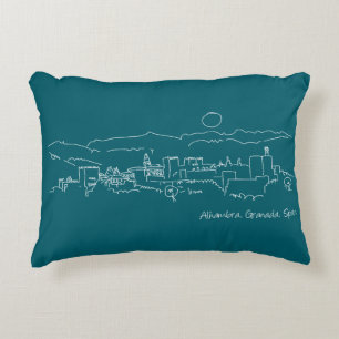Alhambra Sunset Accent Pillow