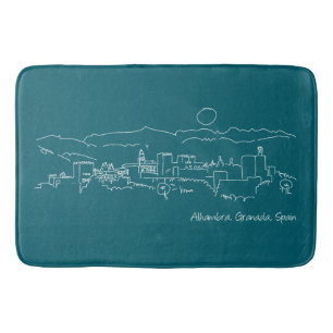 Alhambra Sunset Bath Mat