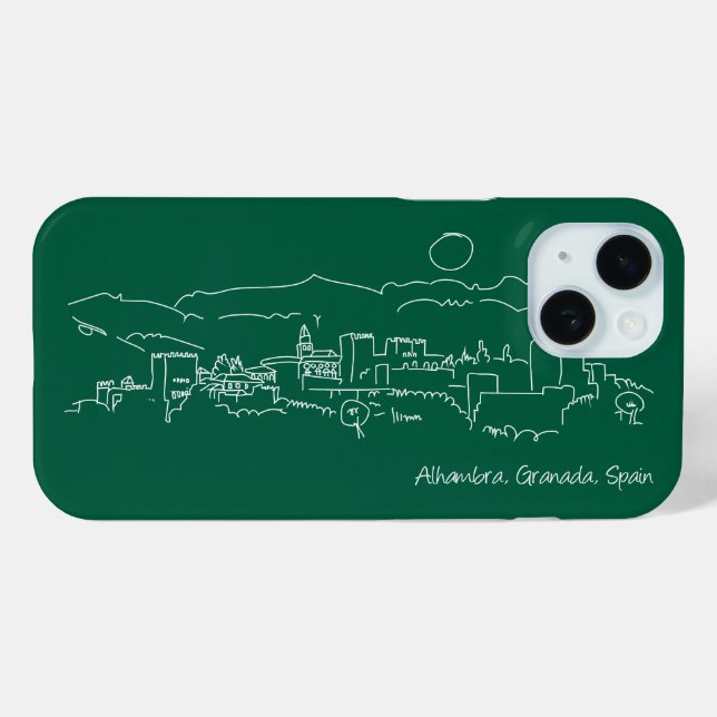 Alhambra Sunset Case-Mate iPhone Case (Back (Horizontal))