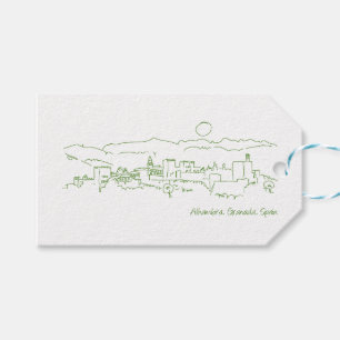 Alhambra Sunset Gift Tags