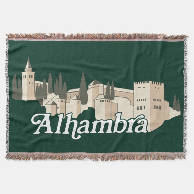 Alhambra Throw Blanket (Front)