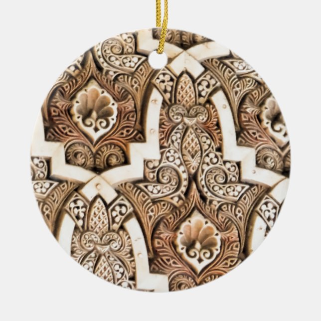 Alhambra Wall Tile #7 Ceramic Ornament (Front)