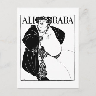 Ali Baba, Aubrey Beardsley Postcard