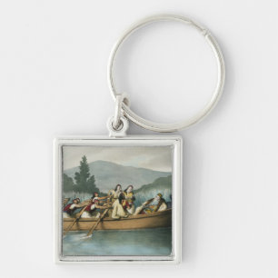 Ali Pasha (1741-1822) of Janina hunting on Lake Bu Keychain