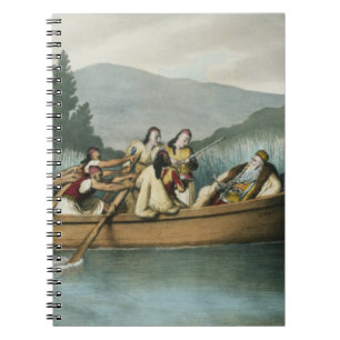 Ali Pasha (1741-1822) of Janina hunting on Lake Bu Notebook
