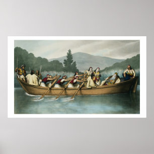 Ali Pasha (1741-1822) of Janina hunting on Lake Bu Poster