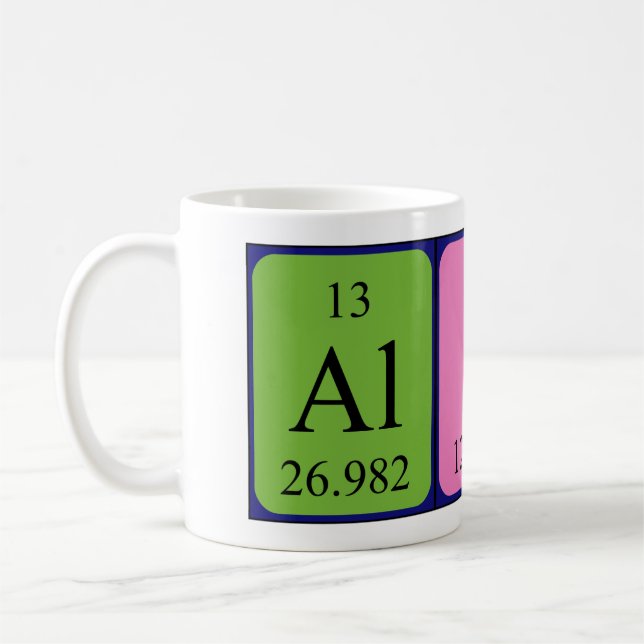 Alica nom de table périodique mug (Gauche)