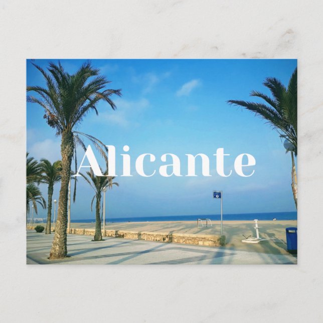 Alicante, Carte Postale Campello (Espagne) (Devant)