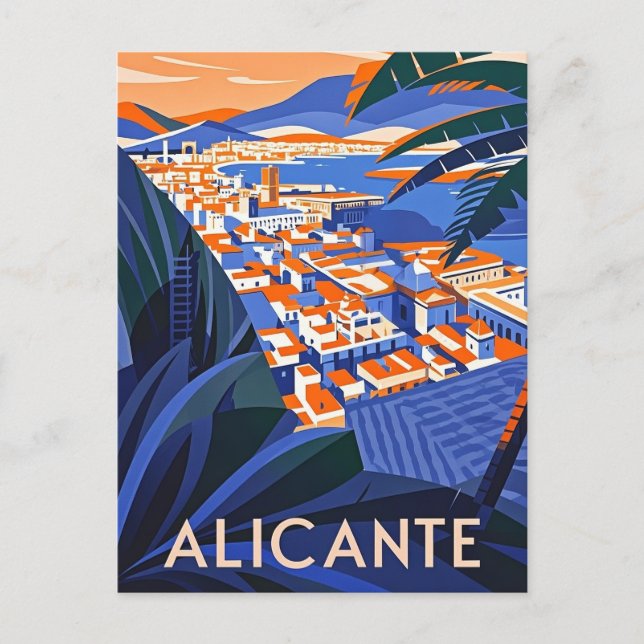 Alicante Spain Postcard (Front)