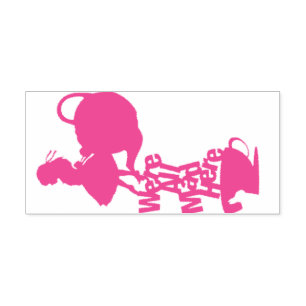 "Alice & Accomplices" Self-inking Stamp