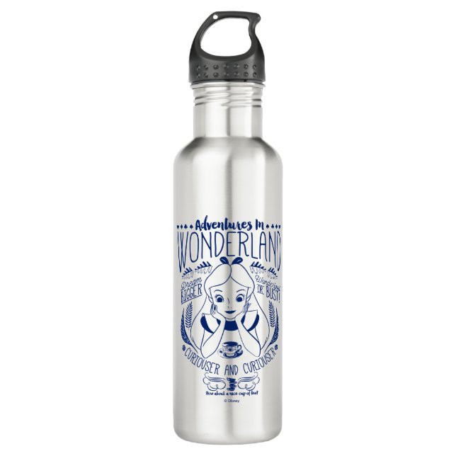 Alice | Adventures In Wonderland 710 Ml Water Bottle (Front)