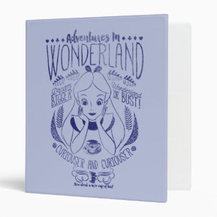 Alice Adventures In Wonderland Binder
