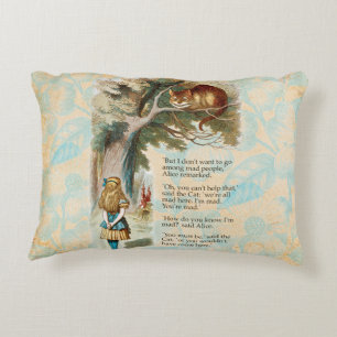 Alice Adventures in Wonderland Cheshire Cat Accent Pillow