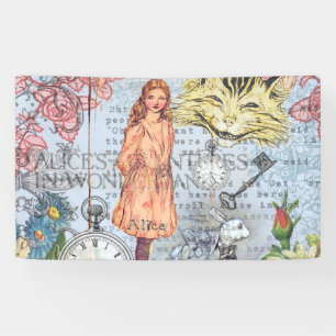 Alice Adventures in Wonderland Classic Rackham Banner