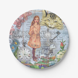 Alice Adventures in Wonderland Classic Rackham Paper Plate