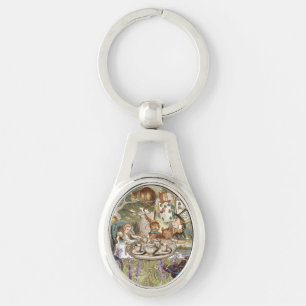 Alice Adventures in Wonderland Mad Tea Party Keychain