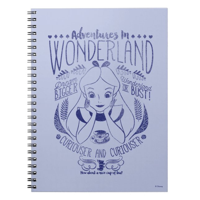 Alice | Adventures In Wonderland Notebook (Front)