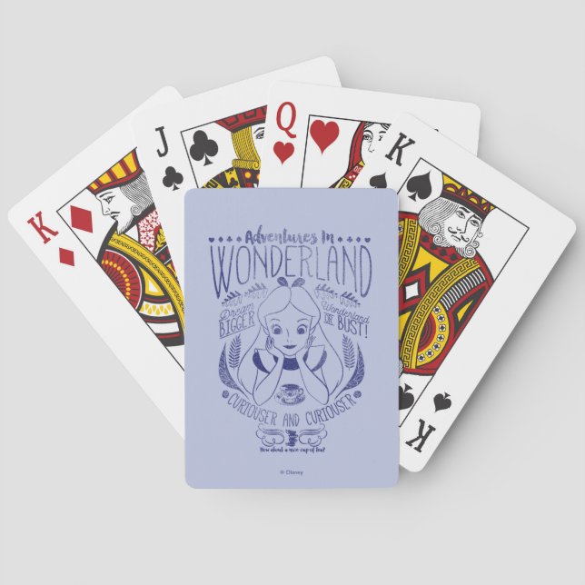 Alice | Adventures In Wonderland Playing Cards (Back)