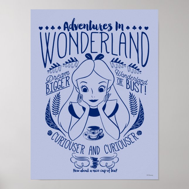 Alice | Adventures In Wonderland Poster (Front)