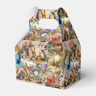 Alice Adventures in Wonderland Tea Party Art Favor Box