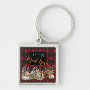 Alice Adventures with Wonderland Mad Cheshire Cat Keychain