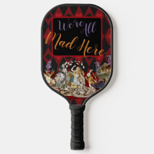 Alice Adventures with Wonderland Mad Cheshire Cat Pickleball Paddle