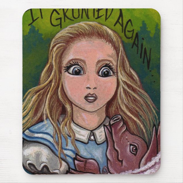ALICE Alice in Wonderland Mouse Pad (Front)