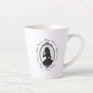 Alice   Always Curious Latte Mug