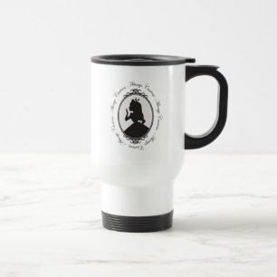 Alice   Always Curious Travel Mug