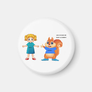 Alice and Aurovy Theme Magnet