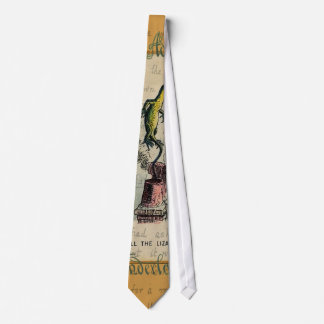 Alice and Bill the Lizard Tie