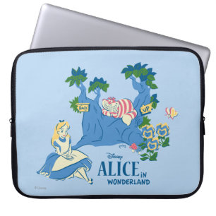 Alice and Cheshire Cat Laptop Sleeve
