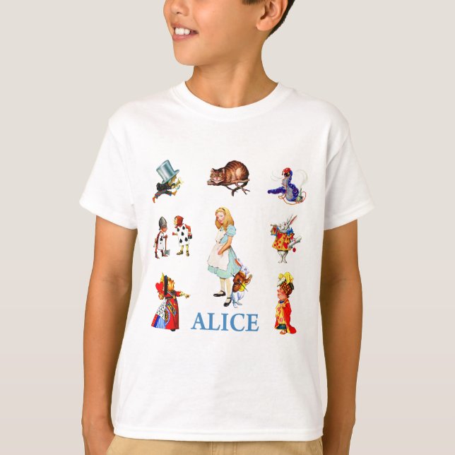 Alice and Friends in Wonderland T-Shirt (Front)