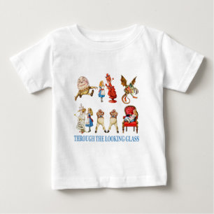 Alice and Her Friends in Wonderland Baby T-Shirt