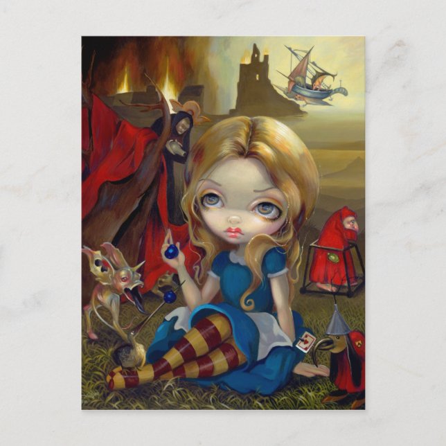 "Alice and the Bosch Monsters" Postcard (Front)