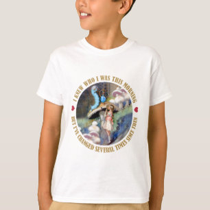Alice and the Caterpillar in Wonderland T-Shirt