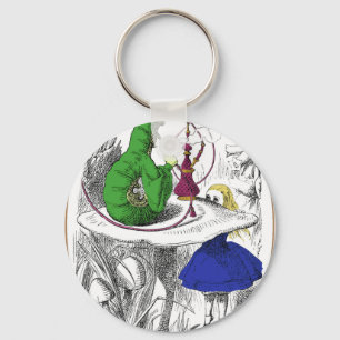 Alice and the Caterpillar Keychain