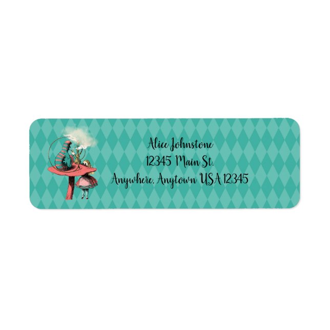 Alice and the Caterpillar Label (Front)