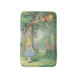 Alice and the Cheshire Cat Bath Mat