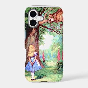 Alice and The Cheshire Cat in Wonderland