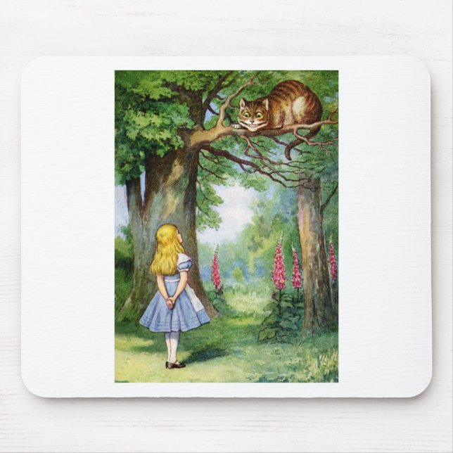 ALICE AND THE CHESHIRE CAT MOUSE PAD (Front)