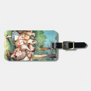 Alice and The Dodo Bird in Wonderland Luggage Tag
