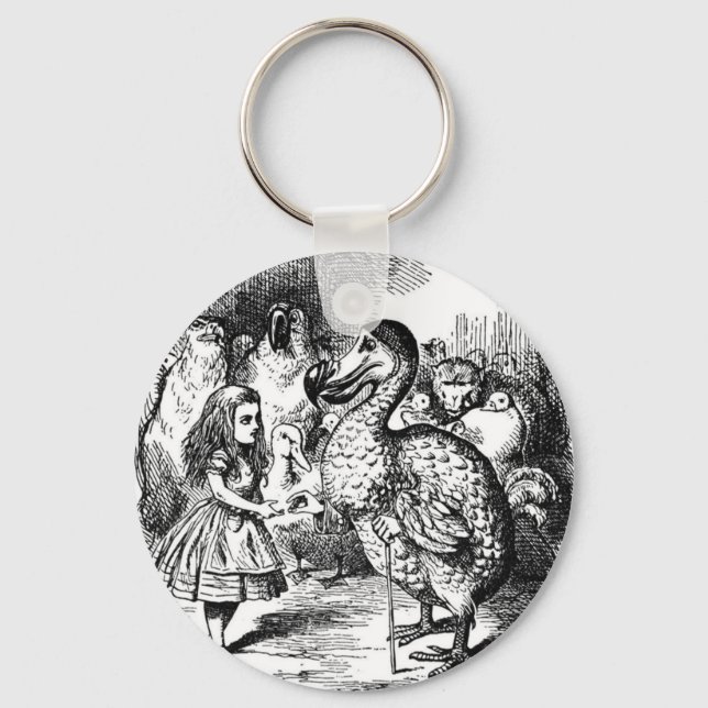 Alice and the Dodo Keychain (Front)