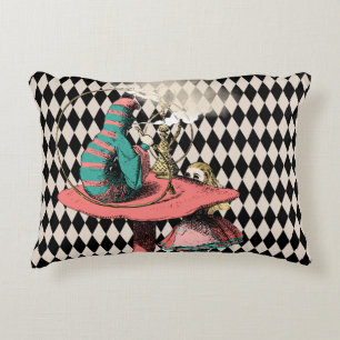 Alice and the Hookah Smoking Caterpillar Accent Pillow
