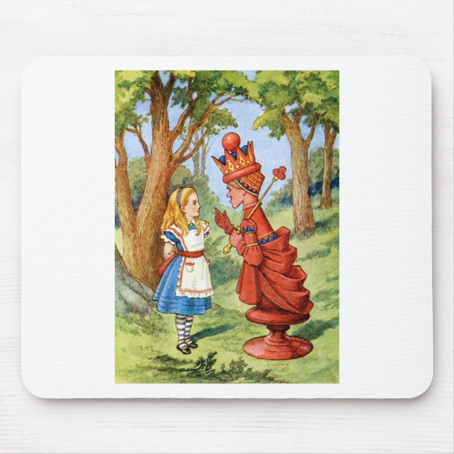 ALICE AND THE RED QUEEN MOUSE PAD (Front)
