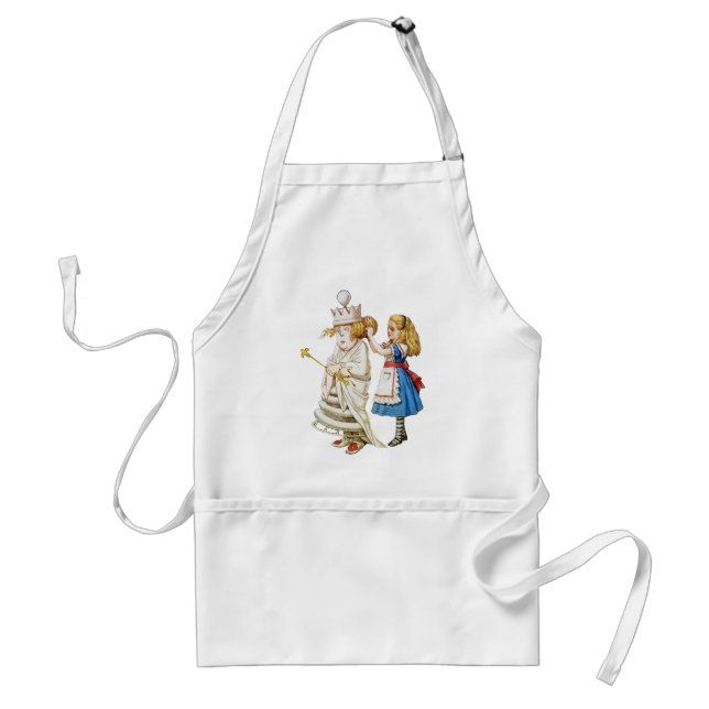 Alice and the White Queen in Wonderland Standard Apron (Front)